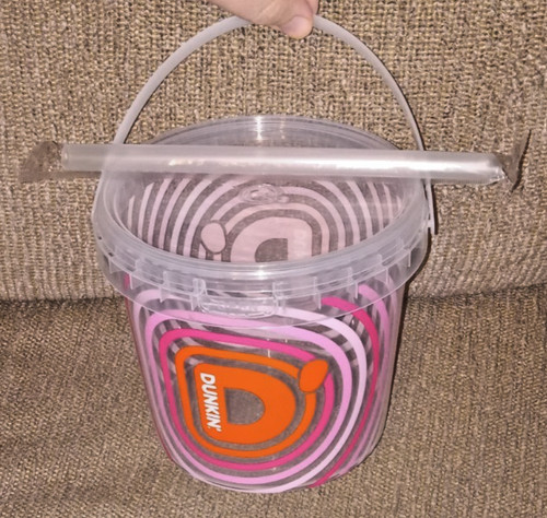 Dunkin donuts beverage - beverage, bucket