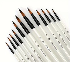 12Pcs Fine Point Artist Paint