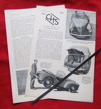 Chs french microcar 1948 - chs,