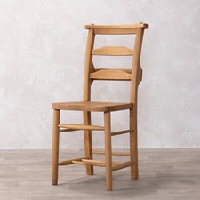 Solid oak chapel chair - solid,