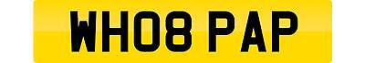 Private number plate wh08 - private,