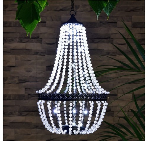 Solar powered chandelier light - powered,
