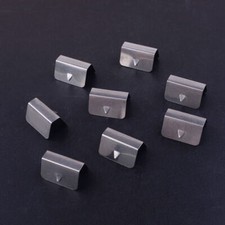 8PCS Channel Rain Wind
