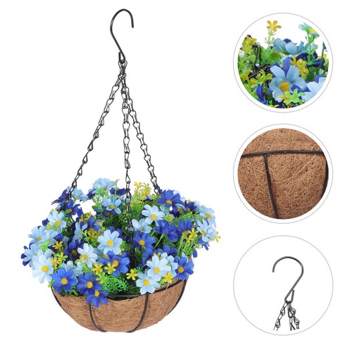 Garden fake flower basket - garden,