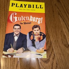 Playbill - Gutenberg! The