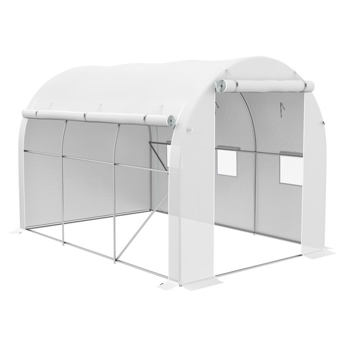 Outsunny polytunnel greenhouse - polytunnel,