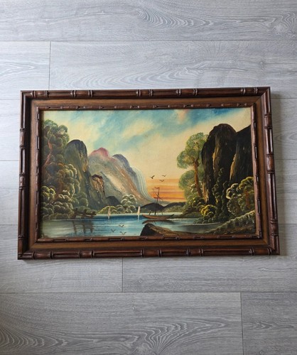 Vintage oil painting
