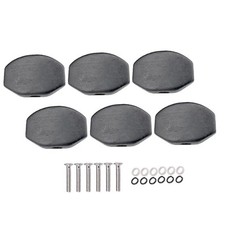 6 Pieces Ebony Tuning Pegs