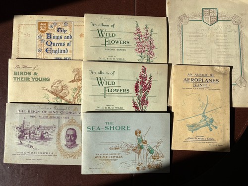 Cigarette card albums - cigarette,