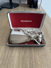 Philips Philishave Electric Shaver Vintage with Case Untested