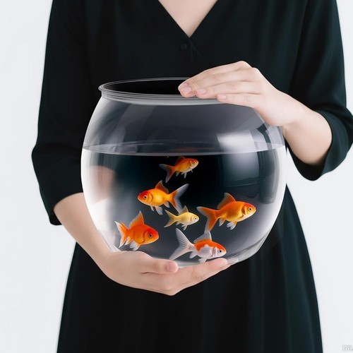 Large durable fish bowl - large,