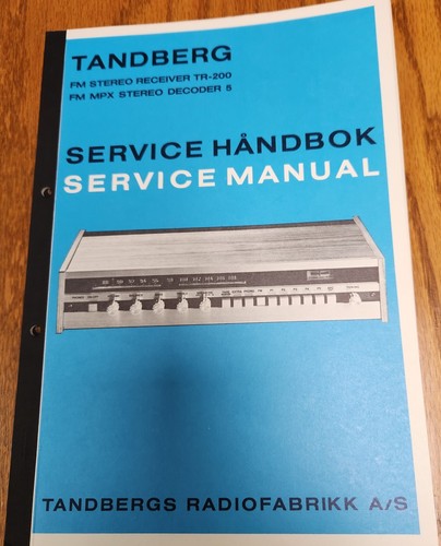 Tandberg 200 receiver - tandberg, tr-200