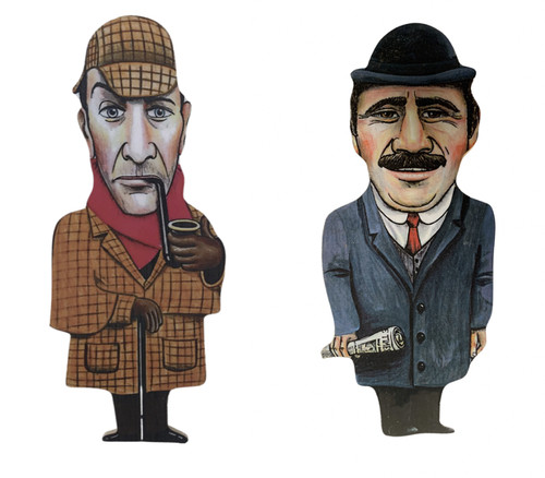 Sherlock holmes magnet set - holmes,