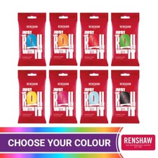 Renshaw Icing Colour Fondant Ready Roll Out 250g Sugarpaste for Cake Decorating
