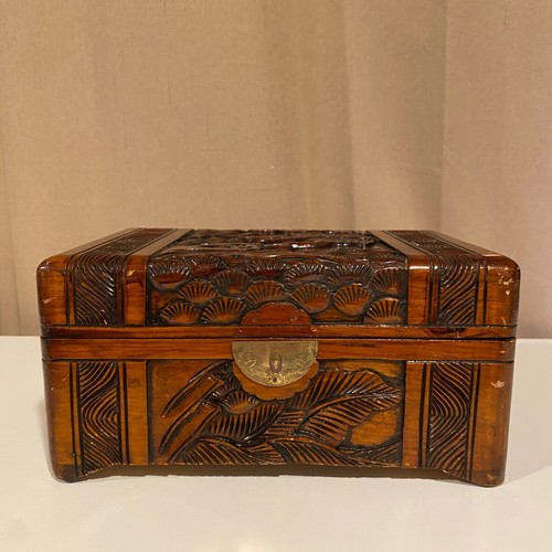 Vintage hand carved wooden - hand-carved,