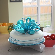 Cake Board Riser Acrylic Clear