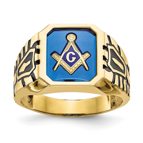 10k yellow gold antiqued and - 10k,