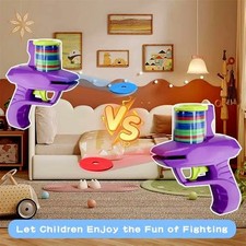 Children’s Foam Disc Gun – Outdoor Flying Disc Shooting Toy Game