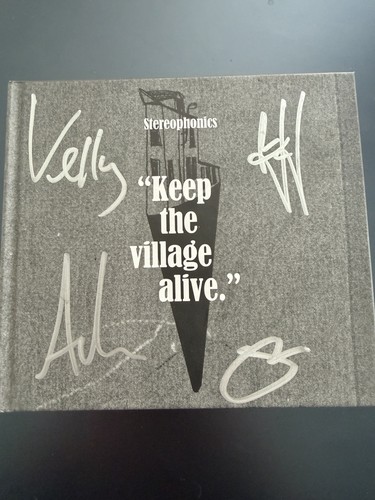 Stereophonics signed keep - signed,