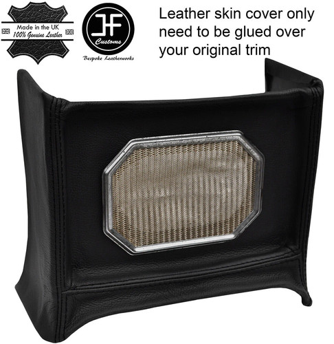 Black stitch radio console - black,