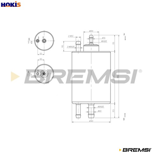 Fuel filter fe0847 - filter,