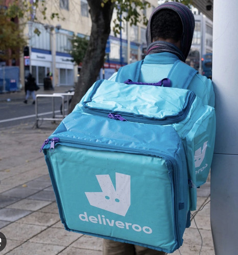 Deliveroo blue insulated food - deliveroo,