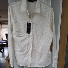 M&S Cotton Rich ivory floral