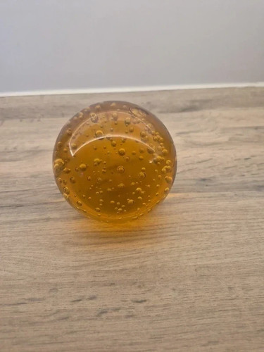 Vintage orange glass - orange,
