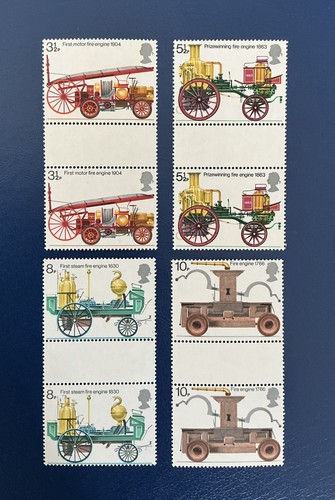 1974 fire engines stamps - engines,