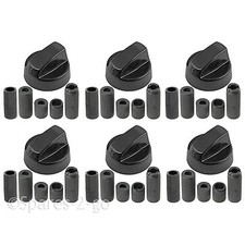 Black control knob - knob, &