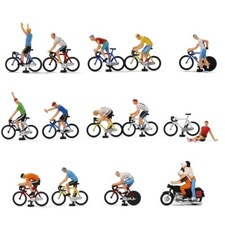 Cycling cyclist miniature 1:87