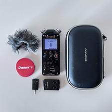 OLYMPUS LS-14 Linear PCM Portable Recorder Black w/ Remote Control Tested FedEx