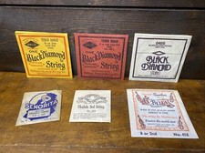 Vintage Guitar & Ukulele String Lot - Senorita/Gretsch/La Bella/Black Diamond