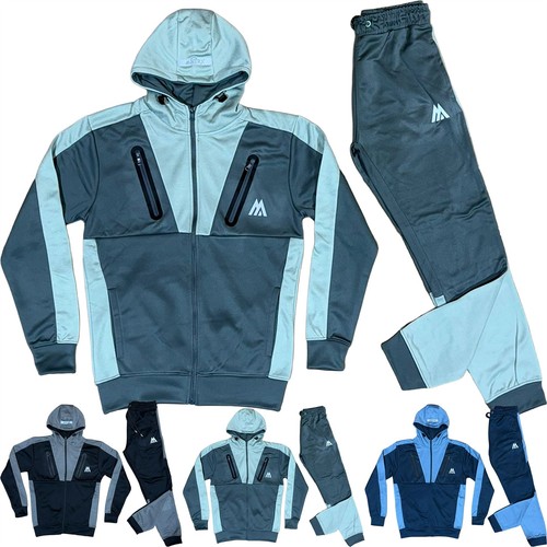 Mens hooded tracksuit contrast - mens,