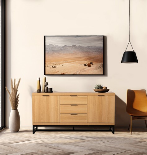 Large sideboard metal based - large, sideboard,