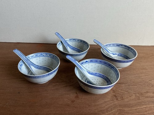 Chinese blue white - blue, rice