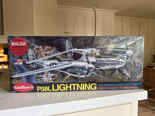 Guillow lockheed 38l - lockheed, p-38l