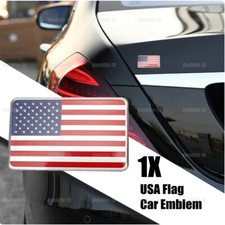 3D USA American Flag Sticker