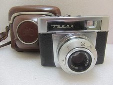 Zeiss Ikon Tenax Automatic 35mm Film Camera Tessar 50mm f/2.8 Working (Cased)