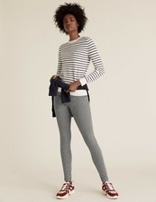M&S Check High Waist Skinny
