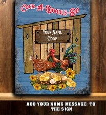 Personalised chicken hen house - chicken,