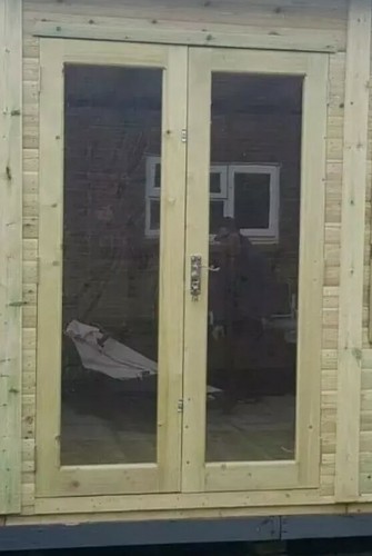 Summerhouse doors 2x h178cm - summerhouse,