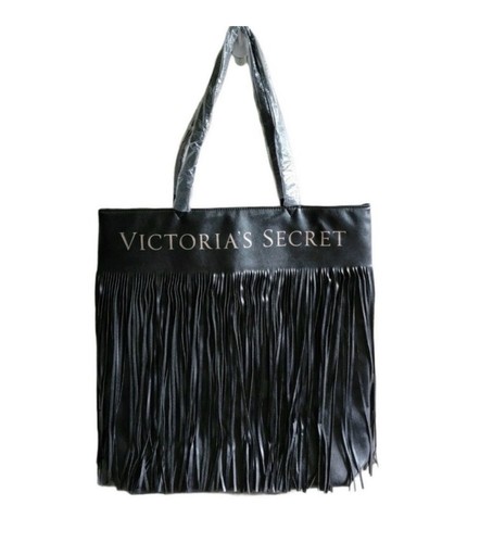 Victoria secret black fringe - victoria's,
