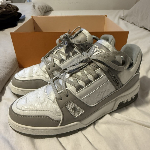 Louis vuitton white grey - vuitton, low