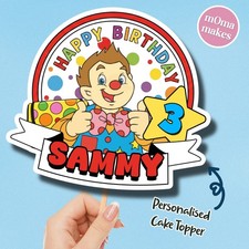 Mr Tumble cake topper -