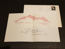 SIR EDMUND HILLARY 1972 Hand