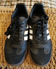 Adidas OG Black Samba Trainers - Women's Size UK5