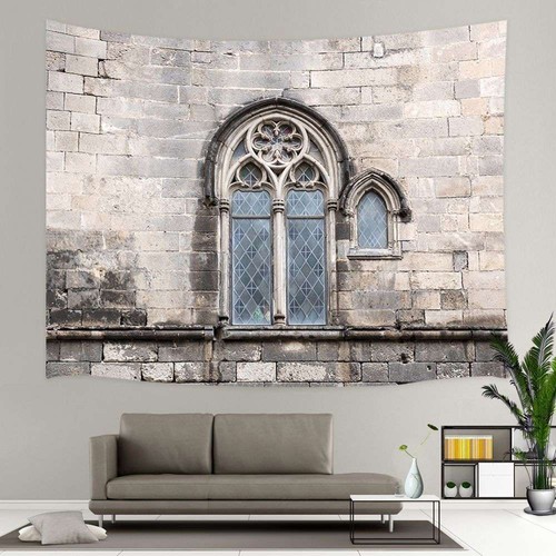 Medieval style windows wall - style,
