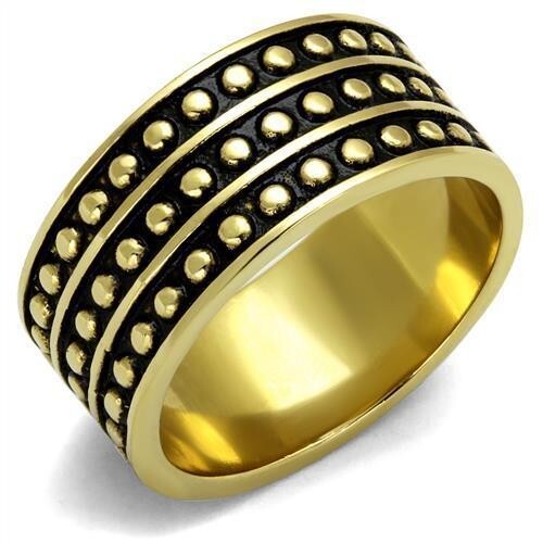 Mens gold band ring - 10, 18kt