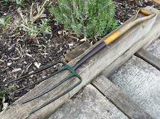 Vintage Bulldog Garden Fork Allotment Digging Border Fork Old Tool